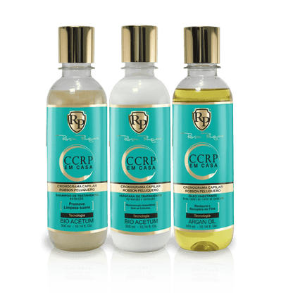 Robson Peluquero CCRP Home Care Kit – Hair Repair and Rebuilding System – 3×300mL