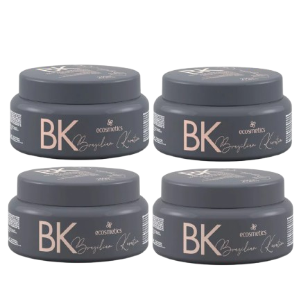 Ecosmetics Brazilian Delux Keratin Moisturizing Mask 250mL - 4 Units