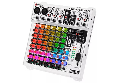 Taramps T 0602 FX Multicolor 6-Channel Equalizer 12V Bluetooth Car Audio