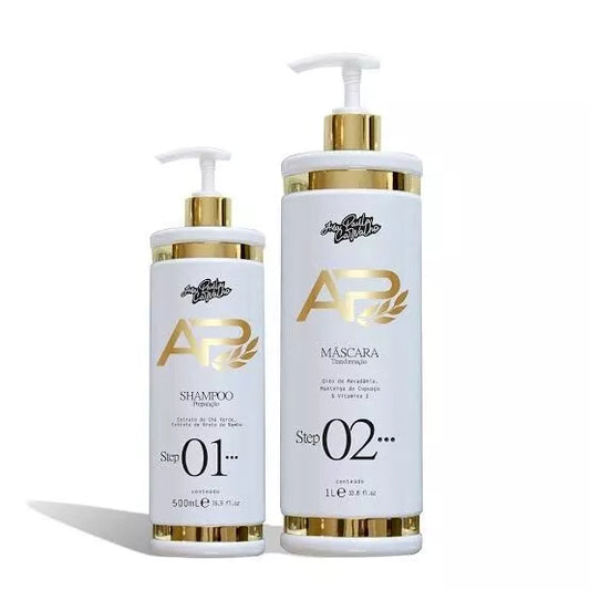 Ana Paula Carvalho | Lizo Lambido Hair Realignment Kit - 500ml Shampoo + 1000mL Mask