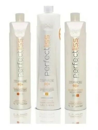 Perfect Liss Tourmaline Progressive Brush Kit – 3 Steps – 3×1000mL – Complete Hair Smoothing System