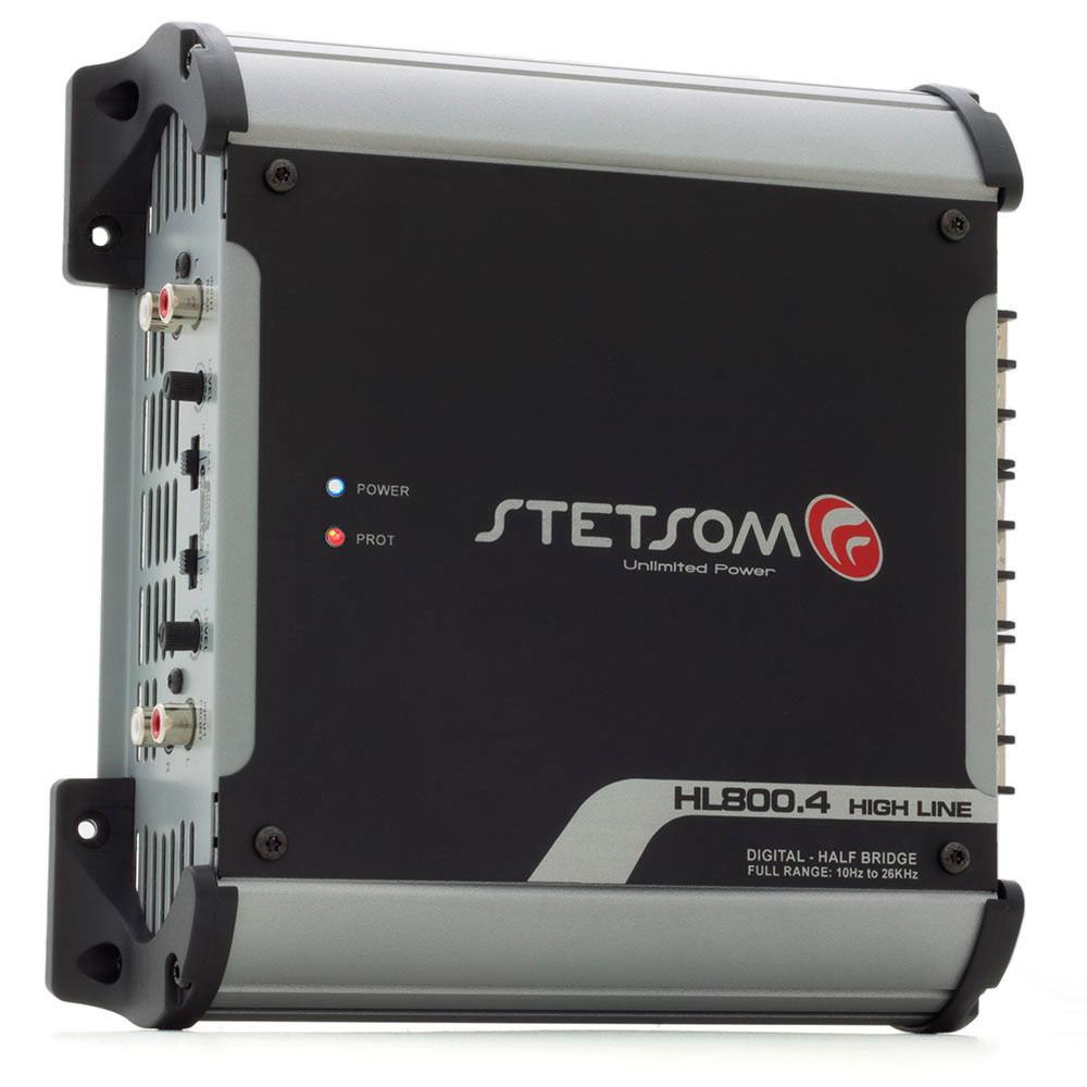 Stetsom HL 800.4  Amplifier 800.4 Compact Car 4 Channel - 2 Ohms