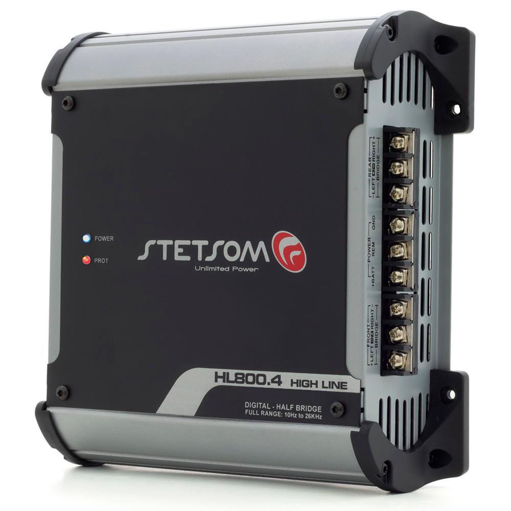 Stetsom HL 800.4  Amplifier 800.4 Compact Car 4 Channel - 2 Ohms