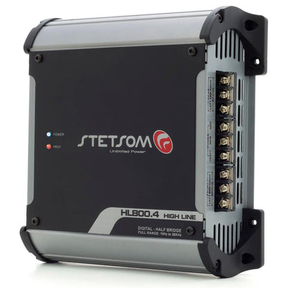 Stetsom HL 800.4  Amplifier 800.4 Compact Car 4 Channel - 2 Ohms