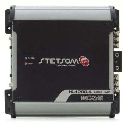 STETSOM DIGITAL AMPLIFIER MODULE HL1200.4 1200 WATTS RMS 1 OHM RCA 4 CHANNELS AUTOMOTIVE SOUND