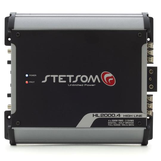 DIGITAL AMPLIFIER MODULE STETSOM HL2000.4 2000 WATTS RMS 2 OHMS RCA 4 CHANNELS AUTOMOTIVE SOUND
