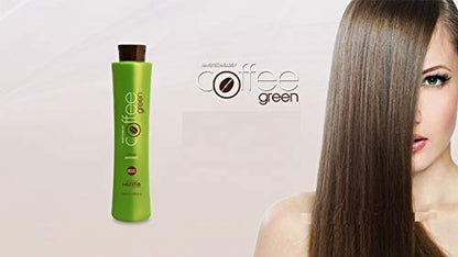 Wennoz Coffee Green Brazilian Hair Treatment – 1000mL – Progressive Brush with Natural Extracts