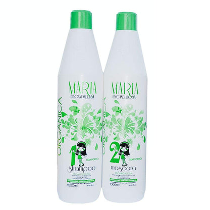 Maria Escandalosa Organic Progressive Brush Kit – 2×1000mL – Formaldehyde-Free Hair Smoothing
