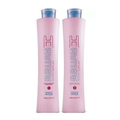 Wennoz H-Brush Hair Care Kit – Smoothing & Frizz Control – 2x1000mL