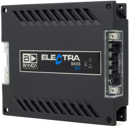 Banda Electra Bass 3K2-1 Channel 3750 Watts RMS 2 Ohm Car Amplifier