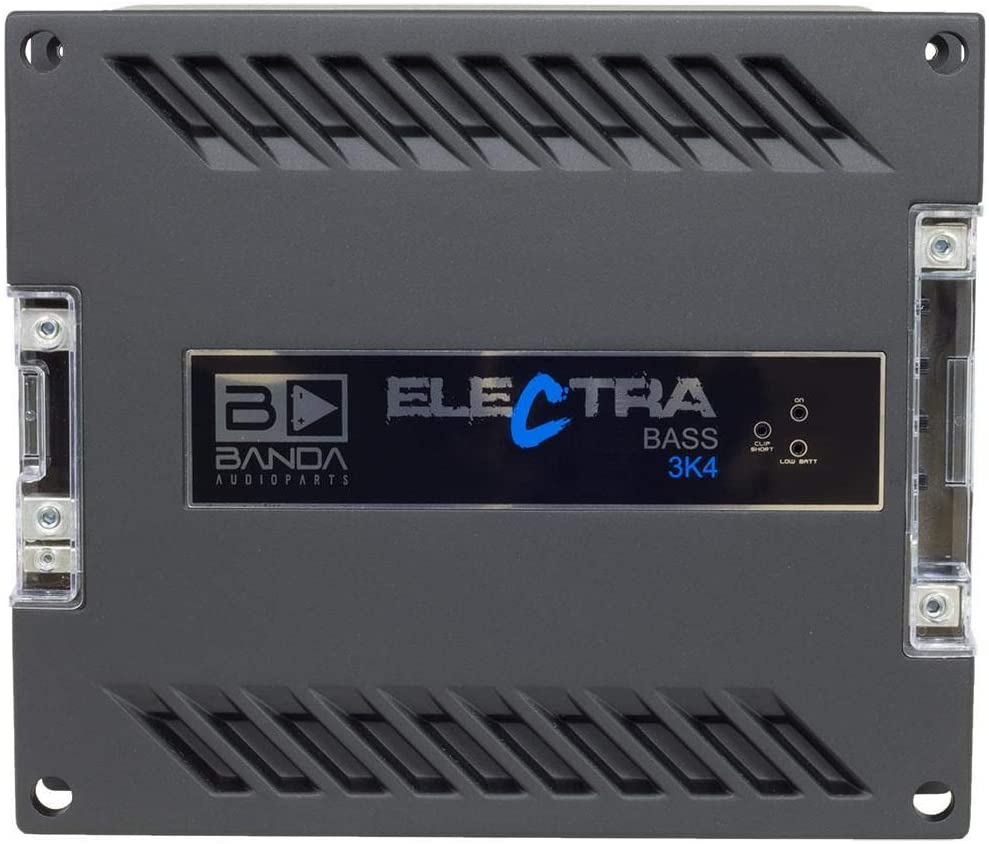 Banda Electra Bass 3K4-1 Channel 3750 Watts RMS 4 Ohm Car Amplifier