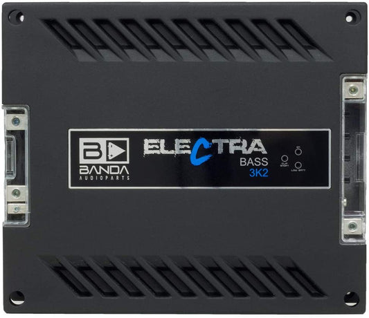 Banda Electra Bass 3K2-1 Channel 3750 Watts RMS 2 Ohm Car Amplifier