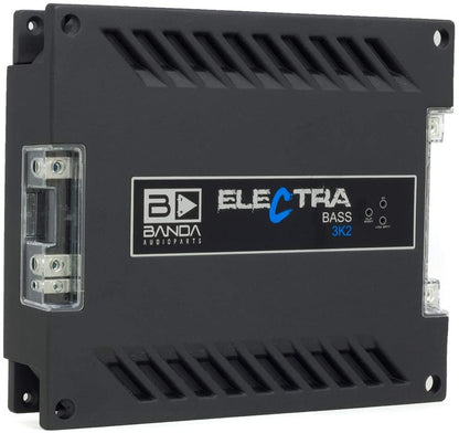 Banda Electra Bass 3K2-1 Channel 3750 Watts RMS 2 Ohm Car Amplifier