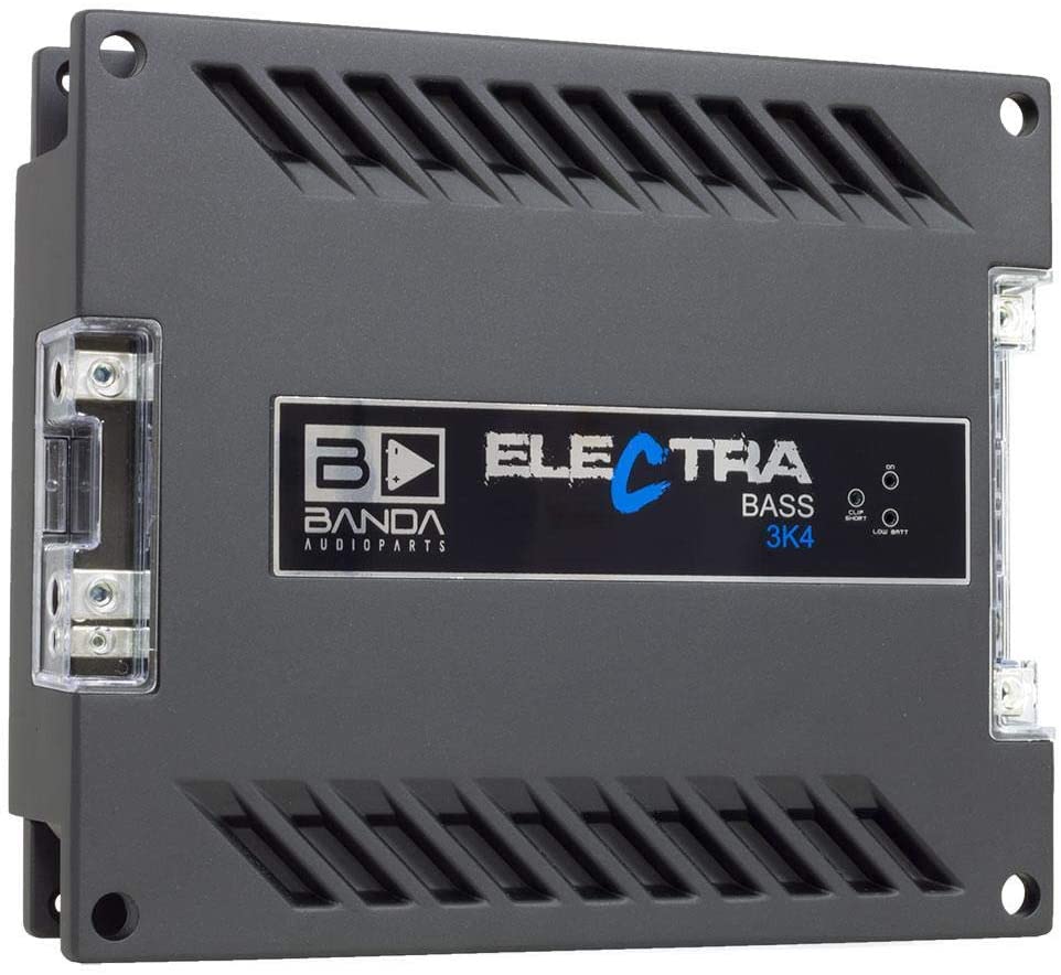 Banda Electra Bass 3K4-1 Channel 3750 Watts RMS 4 Ohm Car Amplifier