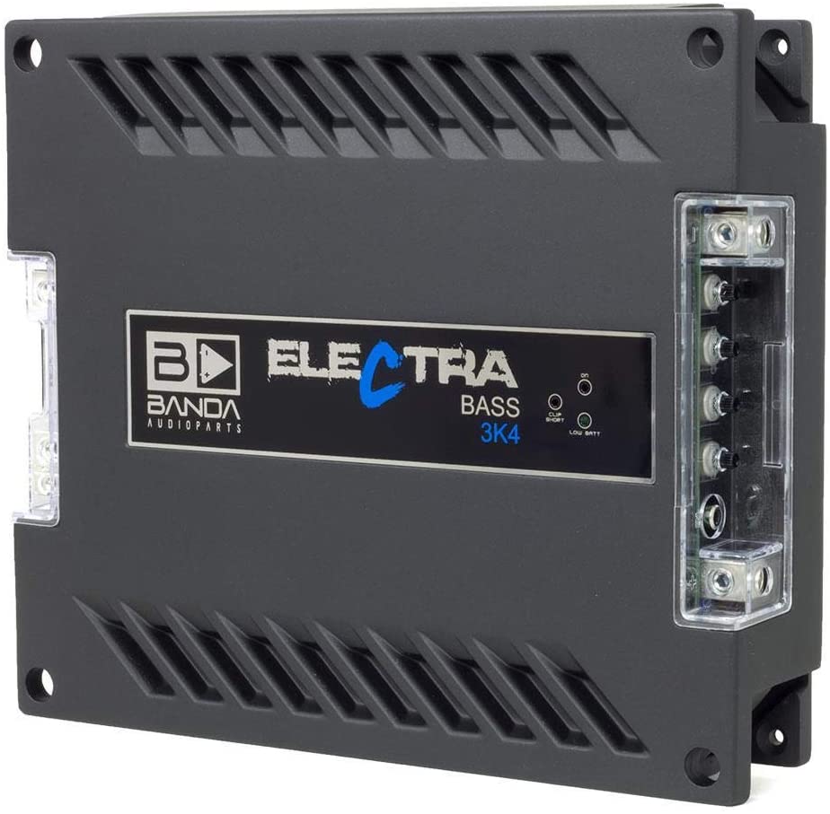 Banda Electra Bass 3K4-1 Channel 3750 Watts RMS 4 Ohm Car Amplifier