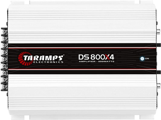 Taramps DS 800x4 800 Watts 1 Ohm Amplifier Class D 4 Channel 800W RMS