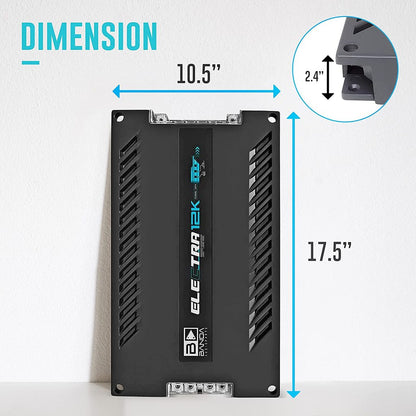 BANDA 12K BASS .5 OHM CAR AMP