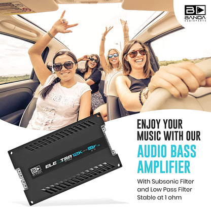 BANDA 12K BASS 1 OHM CAR AMP