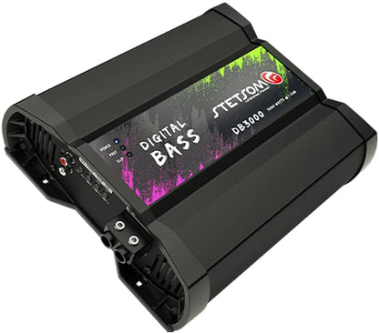 Stetsom DB 3000 DIGITAL BASS 3K Watts RMS Class D Mono Amplifier - 1 OHM