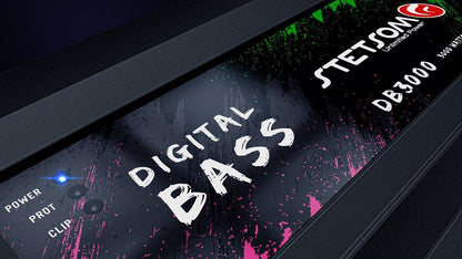 Stetsom DB 3000 DIGITAL BASS 3K Watts RMS Class D Mono Amplifier - 2 OHMS