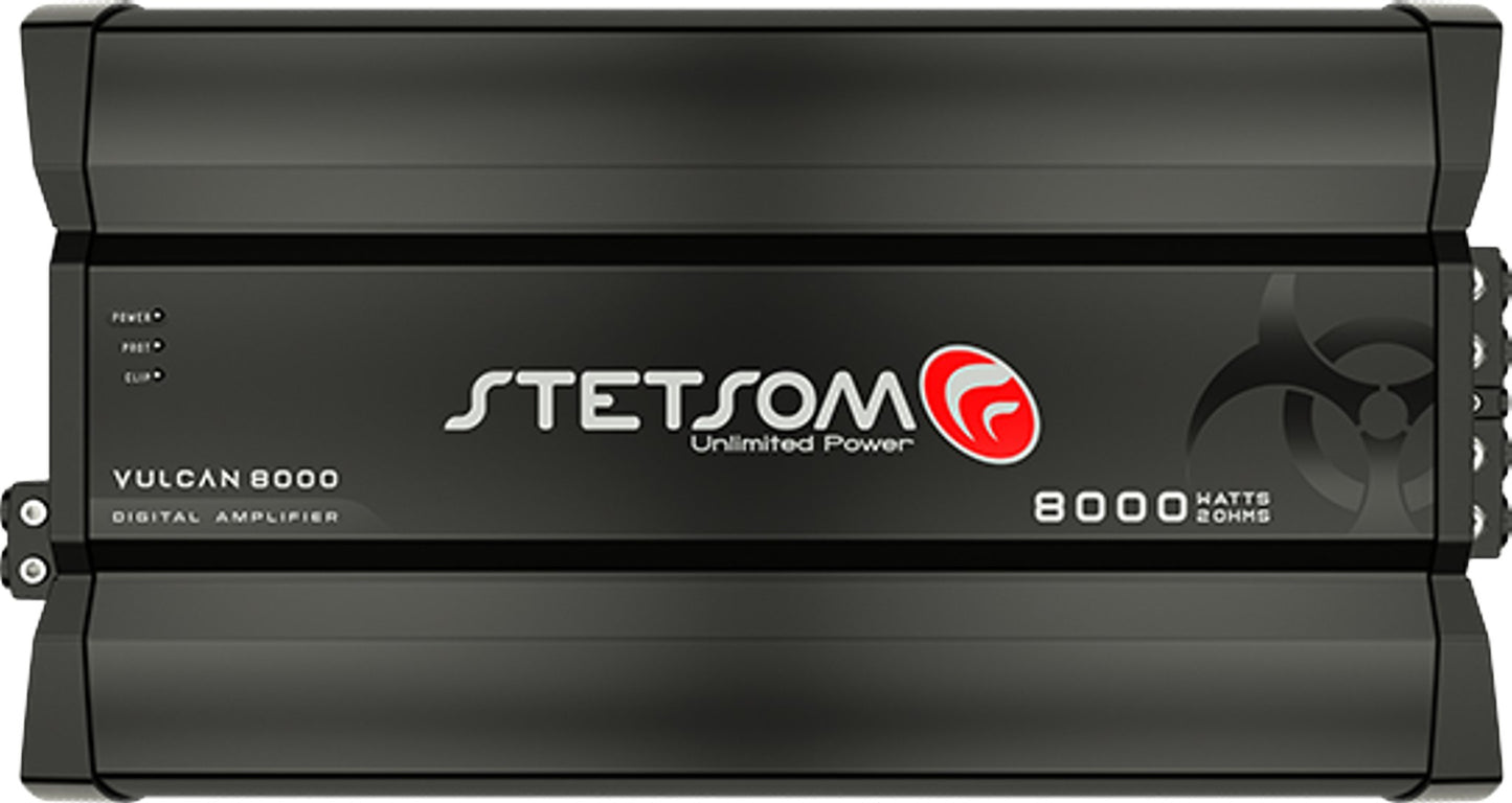 STETSOM VULCAN 8K - 8000 RMS 2 OHMS AMPLIFIER MODULE