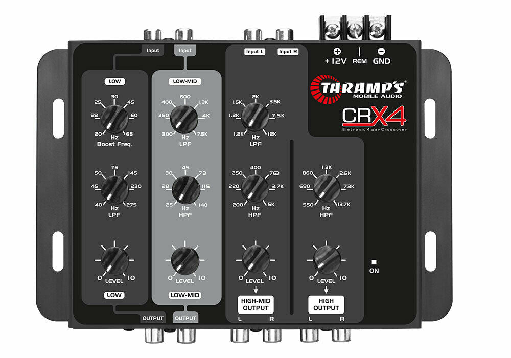 Taramps CRX-4 Car Audio Crossover 4-Way Line Driver