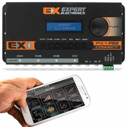 EXPERT ELETRONICS PX1 CONNECT DIGITAL AUDIO PROCESSOR EQUALIZER CROSSOVER