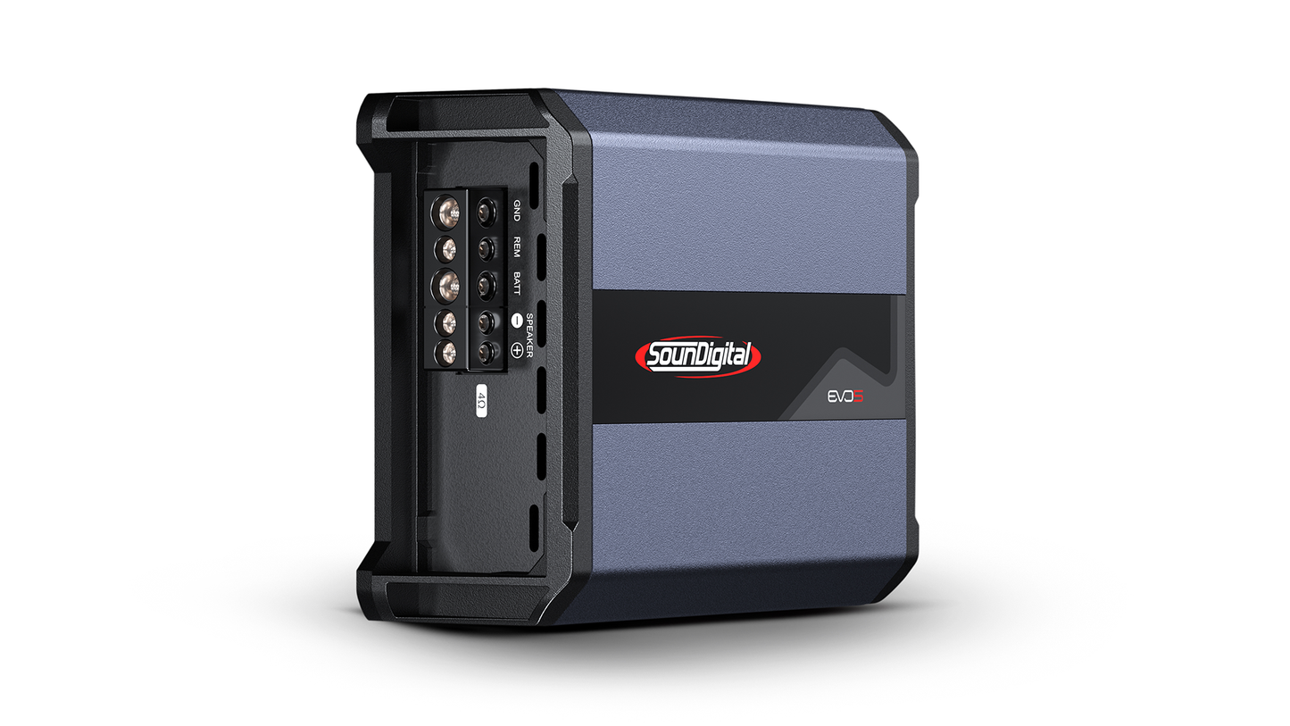 Amplifier Soundigital 800.1 EVO 5 – 800W RMS – 4 Ohms – Mono Car Audio Amp