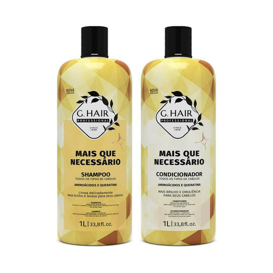 G.hair More Than Necessary Shampoo Conditioner Kit 2x1Liter