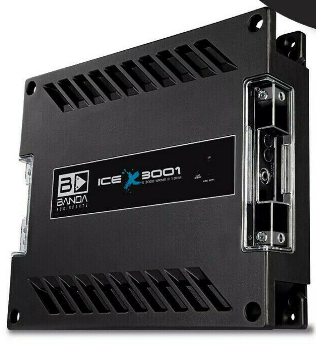 Banda ICE X 3001 Mono channel Car Amplifier 3000Wrms Class D - 1 Ohm