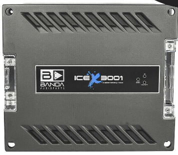 Banda ICE X 3001 Mono channel Car Amplifier 3000Wrms Class D - 1 Ohm
