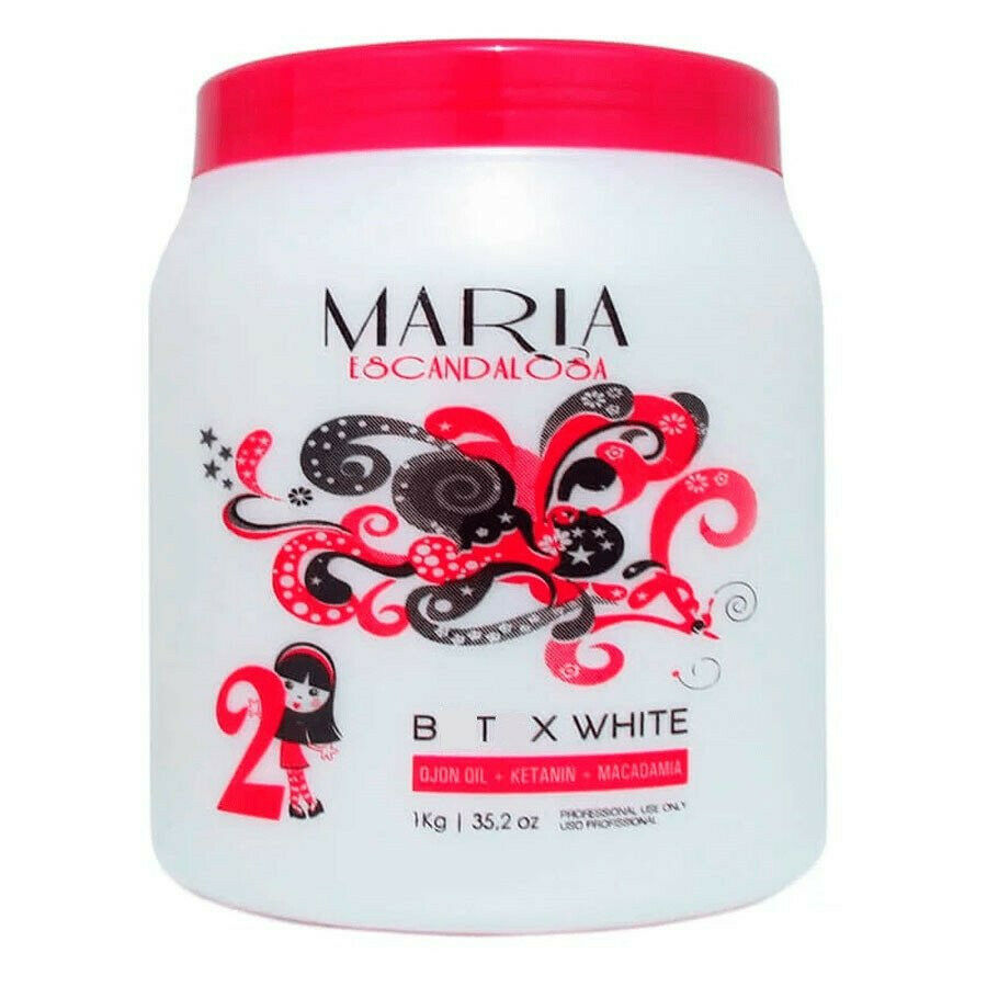 Maria Escandalosa White Ojon & Argan Hair Mask – Smoothing & Shine – 1Kg