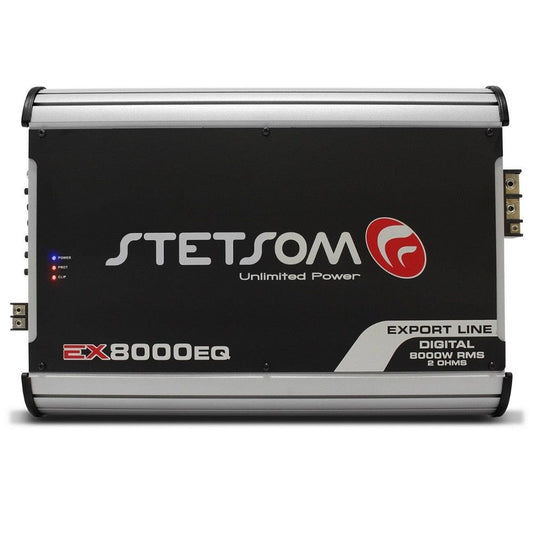 Stetsom EX8000 EQ 8000 Watts RMS Amplifier High Power Car Audio - 2 Ohms
