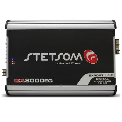 Stetsom EX8000 EQ 8000 Watts RMS Amplifier High Power Car Audio - 1 Ohm