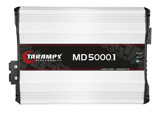 TARAMPS MD5000 DIGITAL AMPLIFIER MODULE 1 CHANNEL 5000 WATTS RMS 2 OHMS AUTOMOTIVE SOUND