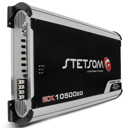 Stetsom EX 10500 EQ Mono High Power Car Audio Amplifier - 1 Ohm