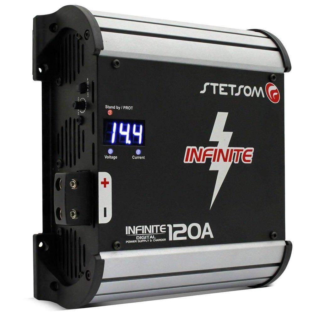 STETSOM INFINITE 120A 9000W RMS BIVOLT DIGITAL CHARGER WITH VOLTMETER