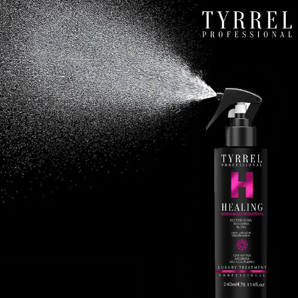 Tyrrel Healing Keratin Spray – 240mL – Progressive Hair Reconstruction & Restoration Treatment