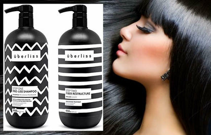 Avlon Uberliss Progressive Brush Kit – 2×1000mL – Formaldehyde-Free Smoothing System