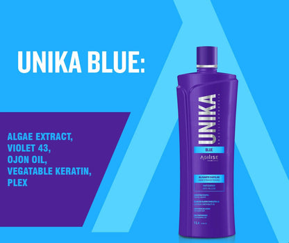 Agilise Unika Blue Progressive Control Smooth Keratin Treatment 1000mL