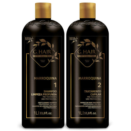 Kit Ghair Moroccan Capillary Smoothing Keratin Treatment - 2x1000mL