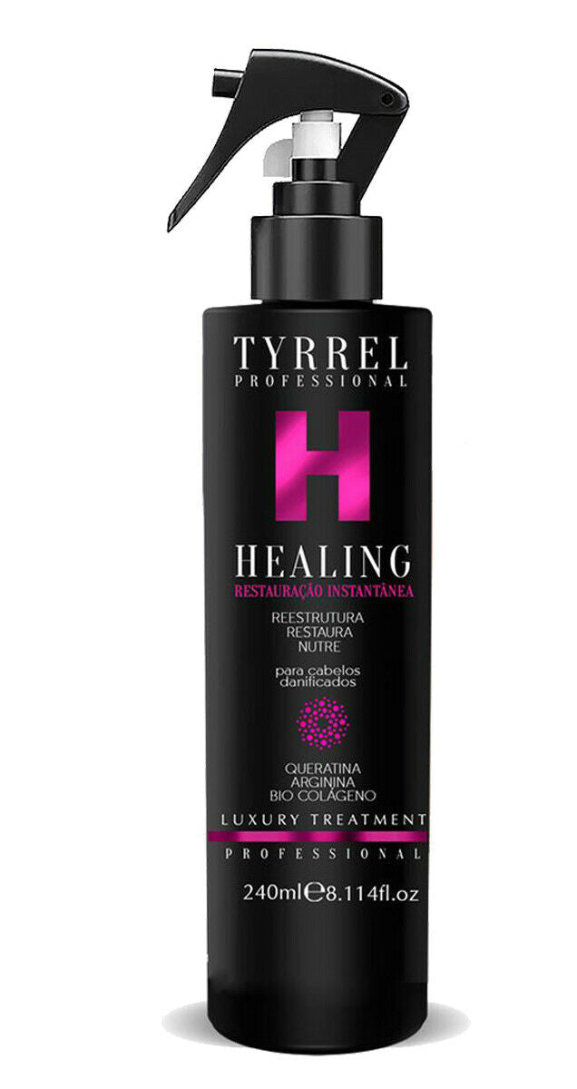 Tyrrel Healing Keratin Spray – 240mL – Progressive Hair Reconstruction & Restoration Treatment