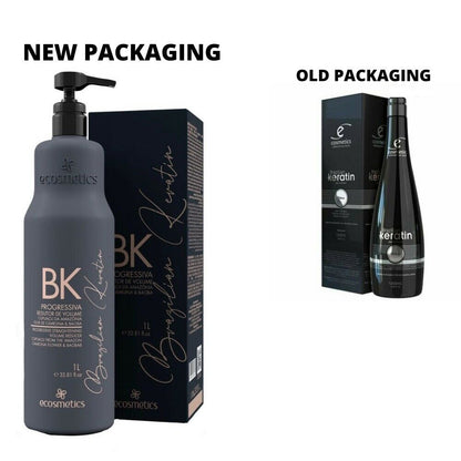 Ecosmetics Brazilian Keratin Deluxe Progressive Treatment – 1000mL – Hair Smoothing System