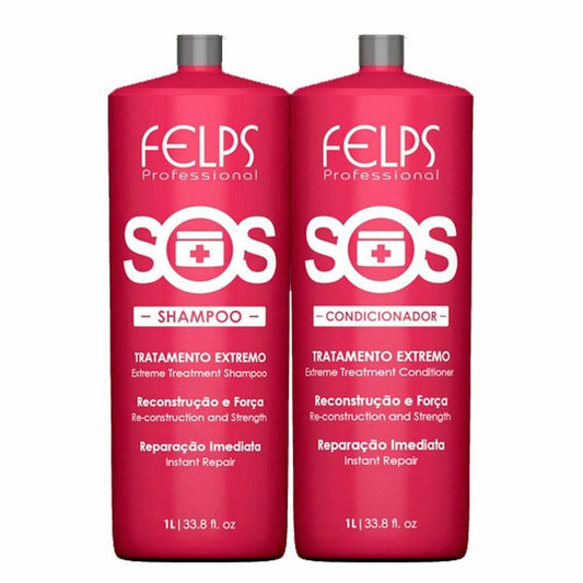 Kit Felps SOS Kit Shampoo and Conditioner for Intense Treatment - 2x1000mL