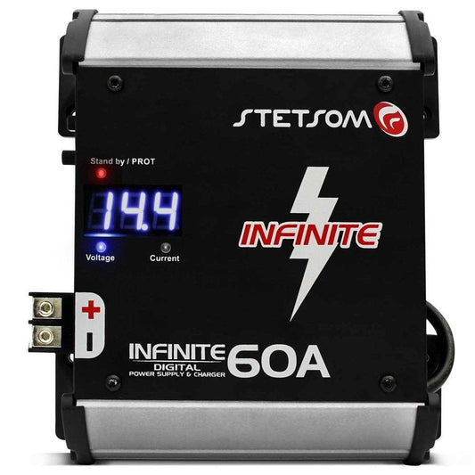 STETSOM INFINITE 60A 3000W RMS BIVOLT DIGITAL CHARGER WITH VOLTMETER