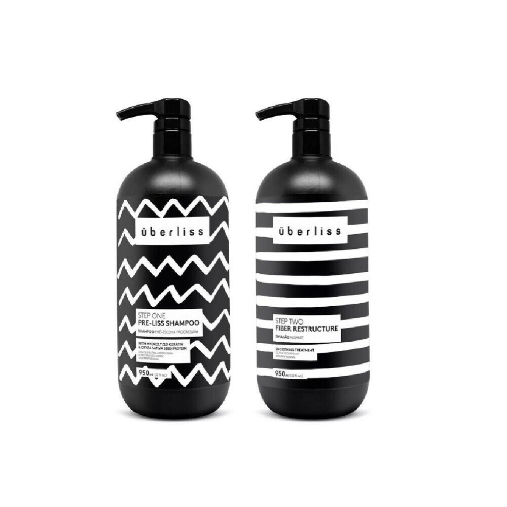 Avlon Uberliss Progressive Brush Kit – 2×1000mL – Formaldehyde-Free Smoothing System