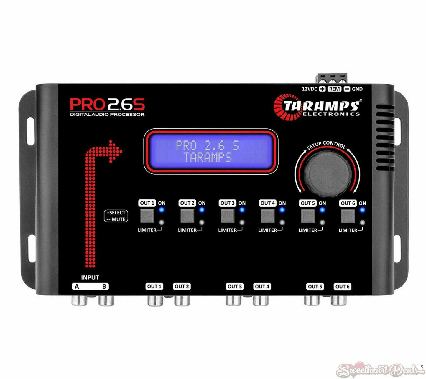 Taramps PRO 2.6S Digital Crossover 2 Inputs 6 Outputs Car Audio