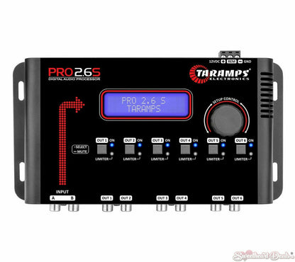 Taramps PRO 2.6S Digital Crossover 2 Inputs 6 Outputs Car Audio