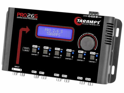 Taramps PRO 2.6S Digital Crossover 2 Inputs 6 Outputs Car Audio