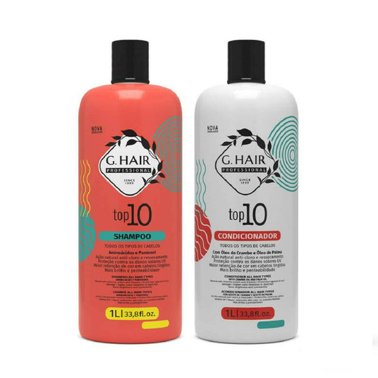 G.hair Top10 Shampoo and Conditioner Kit 2x1Liter